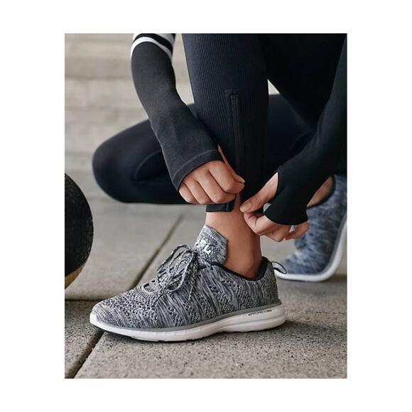 APL Techloom Pro Heathered Grey Womens Running Shoe Size 8 - Picture 1 of 16